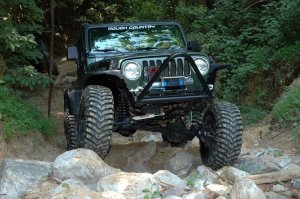 Jeep Wrangler Unlimited Suspension Lift Kit - Rough Country - X-Series - '04-'06